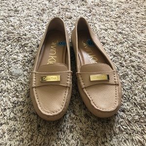 Calvin Klein Leather Flats Size 6.5